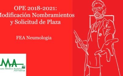MODIFICACION NOMBRAMIENTO FEA NEUMOLOGIA, presentación de solicitudes de petición de centro de destino