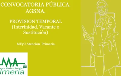 ÁREA DE GESTIÓN SANITARIA NORTE DE ALMERIA: CONVOCATORIA PÚBLICA PROVISION TEMPORAL (Interinidad, Vacante o Sustitución), MFyC Atención  Primaria.