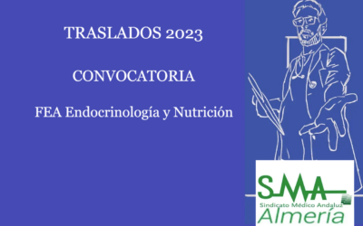 TRASLADOS 2023: Convocatoria de Traslado. FEA Endocrinología y Nutrición.