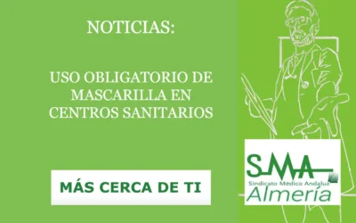 USO OBLIGATORIO DE MASCARILLA EN CENTROS SANITARIOS