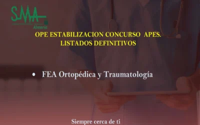 OPE ESTABILIZACION CONCURSO APES. LISTAS DEFINITIVAS.