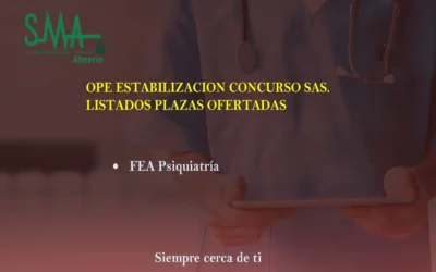 OPE ESTABILIZACION CONCURSO SAS. PLAZAS OFERTADAS.