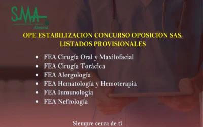 OPE ESTABILIZACION CONCURSO OPOSICION SAS. LISTAS PROVISIONALES SUPERAN CONCURSO.