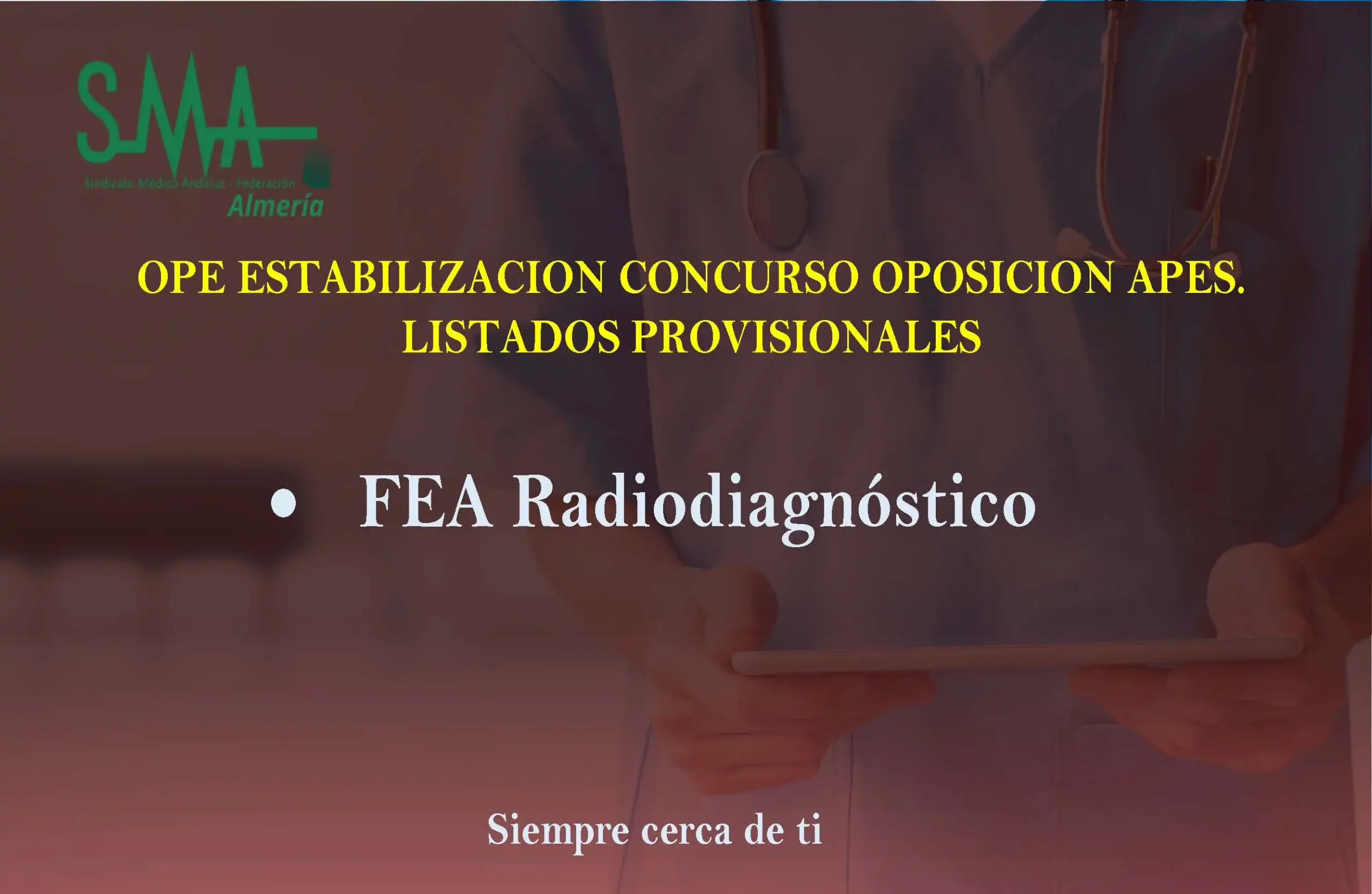 Listados PROVISONALES CON-OPS RX APES