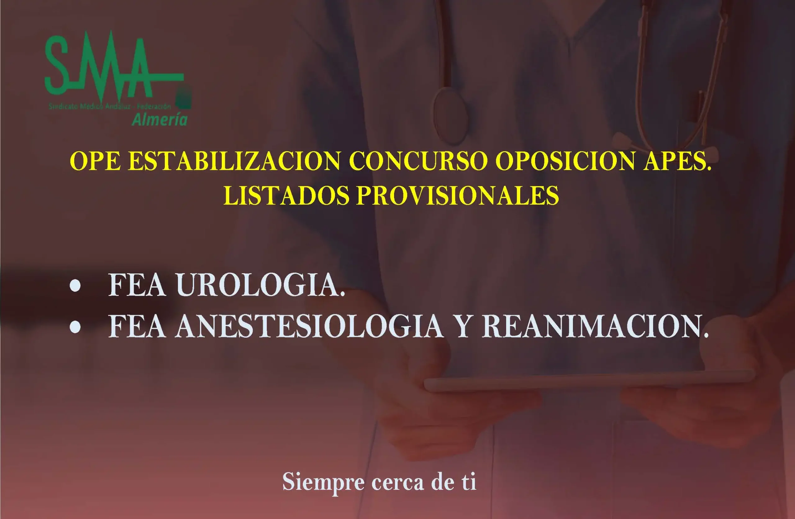Listados PROVISONALES UROLOGIA APES