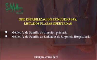 OPE ESTABILIZACION CONCURSO SAS. LISTAS DEFINITIVAS.