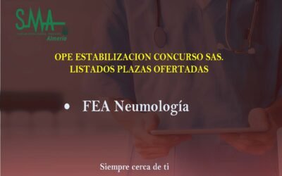 OPE ESTABILIZACION CONCURSO SAS. PLAZAS OFERTADAS.