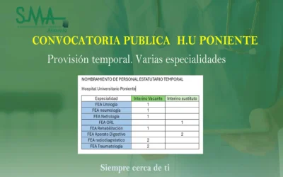 CONVOCATORIA PÚBLICA PARA LA PROVISIÓN TEMPORAL