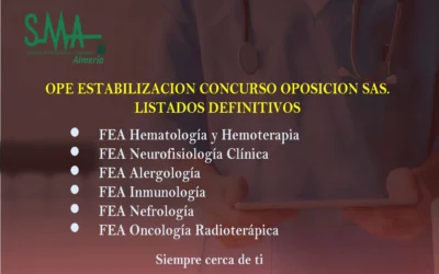 OPE ESTABILIZACION CONCURSO OPOSICION SAS. LISTAS DEFINITIVAS.