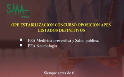 OPE ESTABILIZACION CONCURSO OPOSICION APES. LISTAS DEFINITIVAS.
