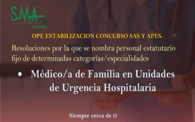OPE ESTABILIZACION CONCURSO SAS y APES. Nombramientos.