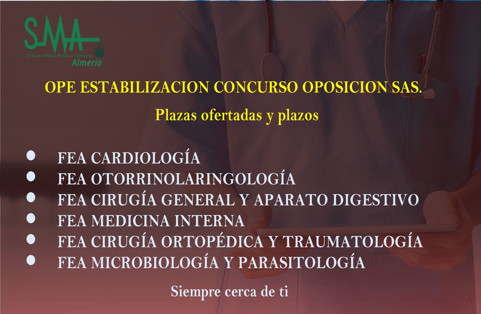Ofrerta plazas CONCURSO OPOSICION MI