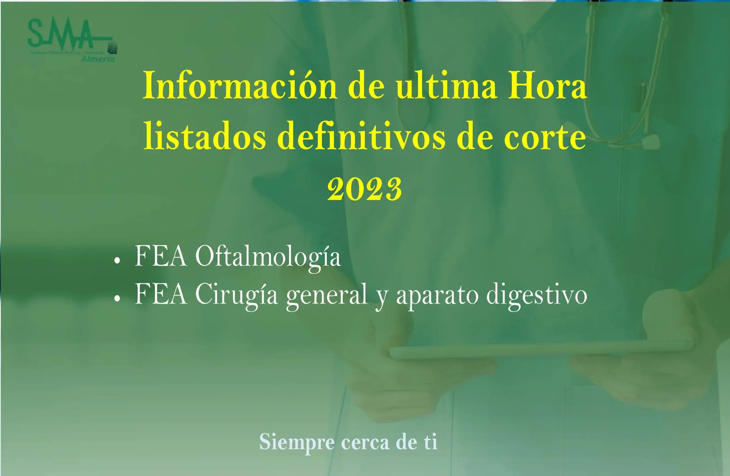 BOLSA SAS: Listado único personas admitidas/excluidas.