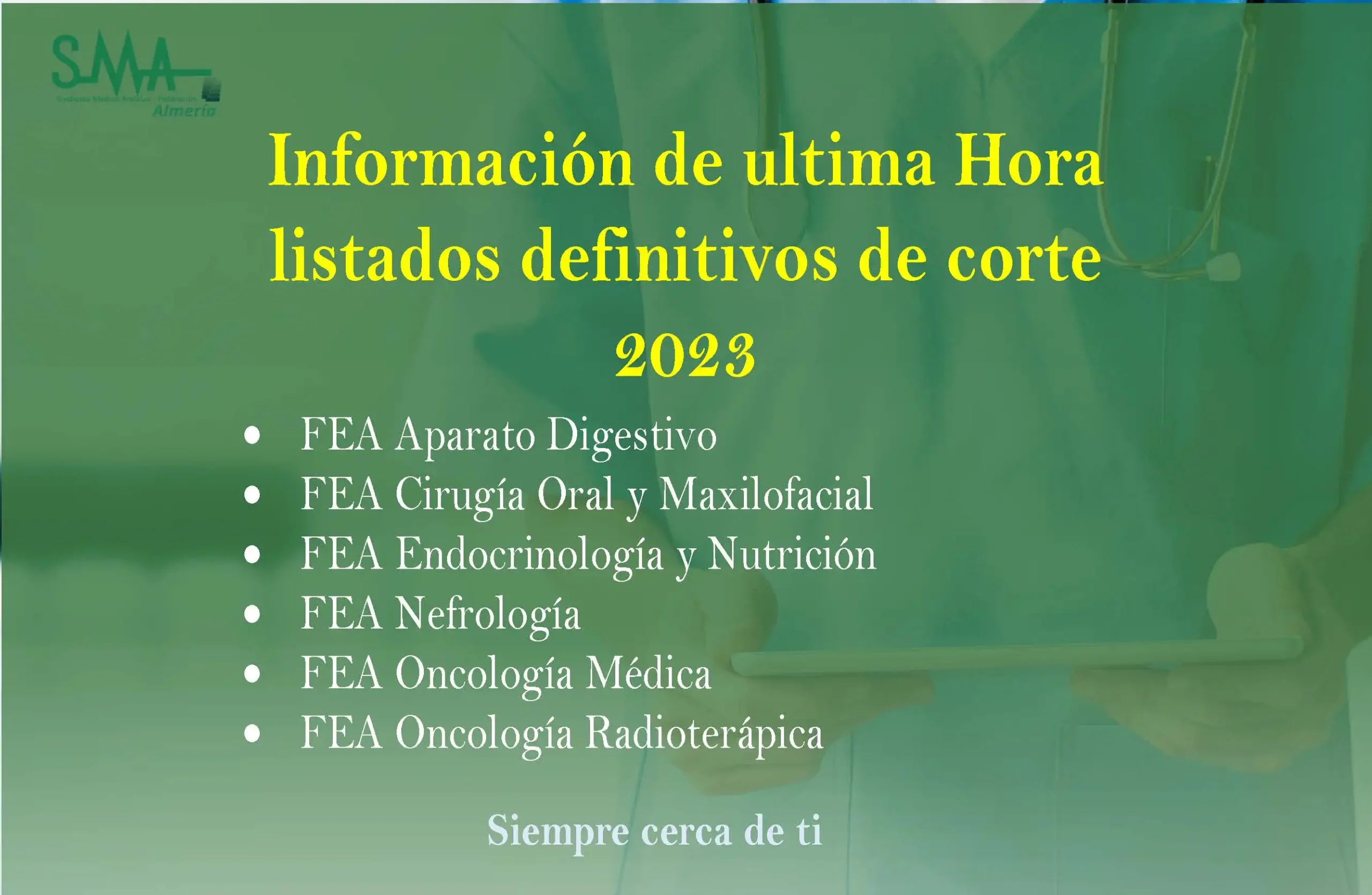 BOLSA SAS: Listado único personas admitidas/excluidas.