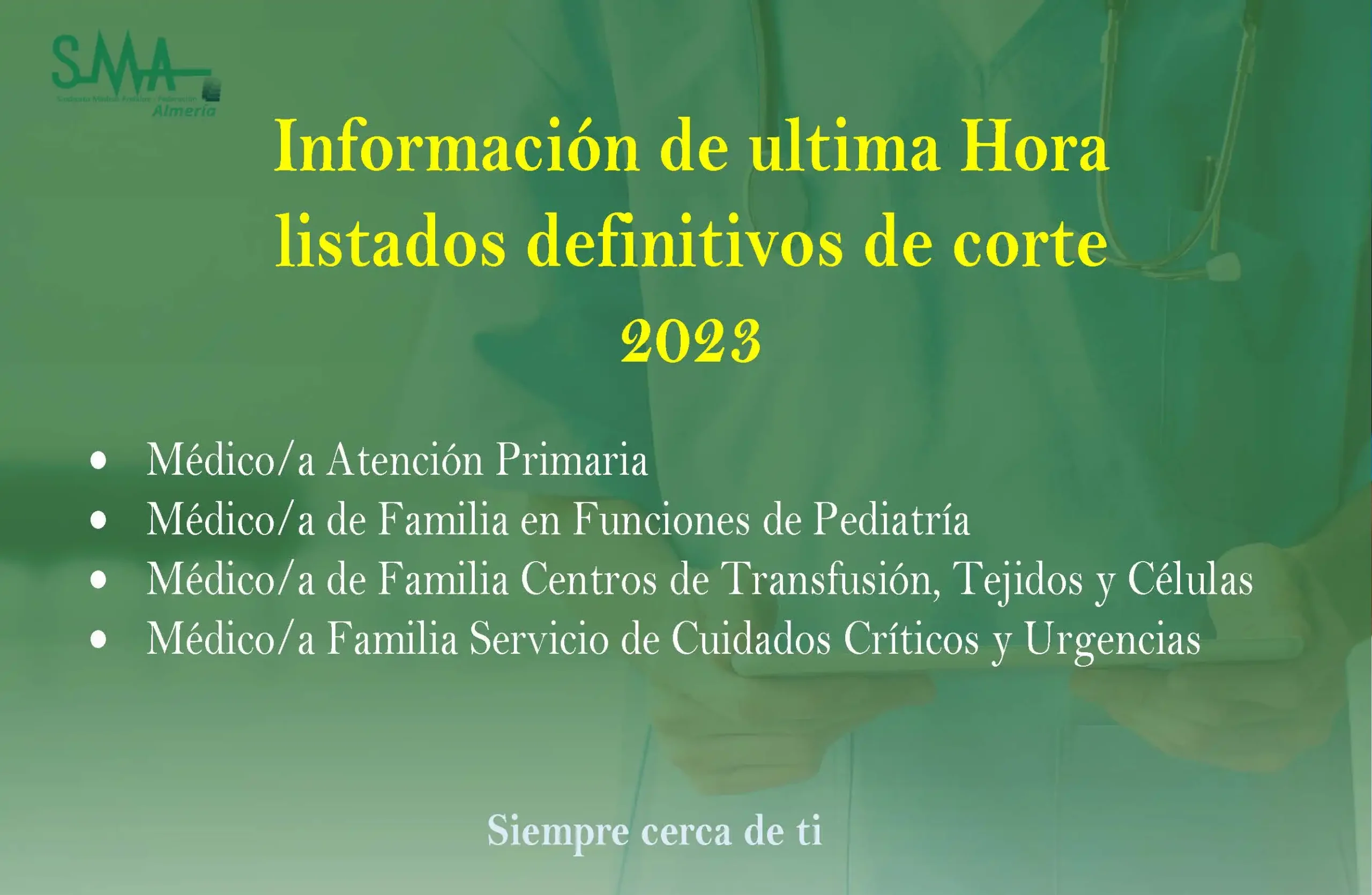 BOLSA SAS: Listado único personas admitidas/excluidas.