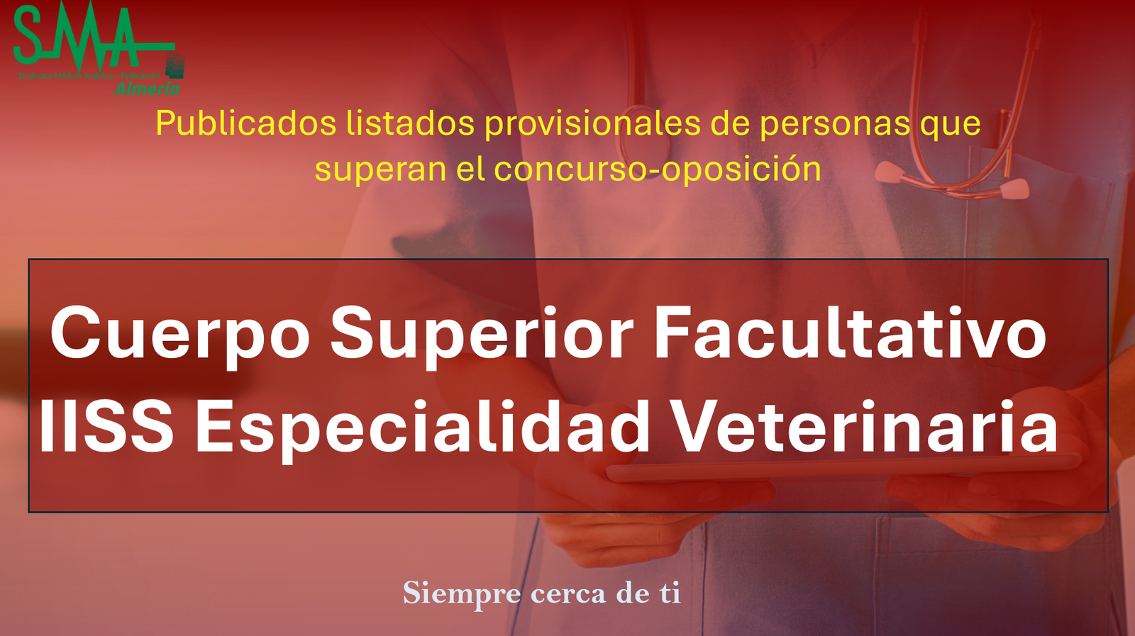 OPE 2025: Publicados listados Provisionales De aspirantes que superan la fase de concurso-oposición para  Cuerpo Superior Facultativo IISS Especialidad Veterinaria.